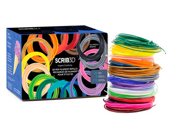 Scrib3D PLA Filament Nachfüllpack 20 Farben