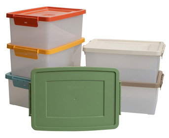 Betzold Aufbewahrungsbox 16 x 39 5 x 27 5 cm weiss transparent Naturfarben