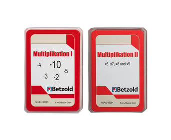 Betzold Multiplikation Karten für den magischen Zylinder